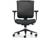 Leather Medium Back Chair